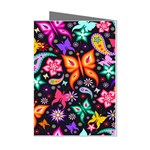 Floral Butterflies Mini Greeting Cards (Pkg of 8)