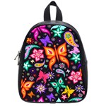 Floral Butterflies School Bag (Small)