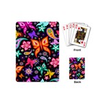 Floral Butterflies Playing Cards Single Design (Mini)