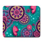 Floral Pattern, Abstract, Colorful, Flow Large Mousepad