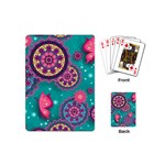 Floral Pattern, Abstract, Colorful, Flow Playing Cards Single Design (Mini)