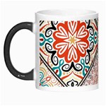 Flowers Pattern, Abstract, Art, Colorful Morph Mug