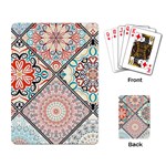 Flowers Pattern, Abstract, Art, Colorful Playing Cards Single Design (Rectangle)