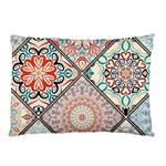 Flowers Pattern, Abstract, Art, Colorful Pillow Case