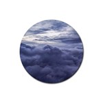 Majestic Clouds Landscape Rubber Round Coaster (4 pack)