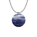Majestic Clouds Landscape 1  Button Necklace