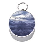 Majestic Clouds Landscape Mini Silver Compasses