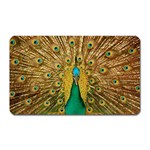 Peacock Feather Bird Peafowl Magnet (Rectangular)