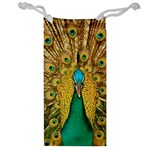 Peacock Feather Bird Peafowl Jewelry Bag