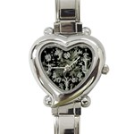 Weave Haeckel Lichenes Photobionten Heart Italian Charm Watch