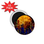 Skyline Frankfurt Abstract Moon 1.75  Magnets (10 pack) 