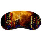 Skyline Frankfurt Abstract Moon Sleep Mask