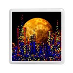 Skyline Frankfurt Abstract Moon Memory Card Reader (Square)