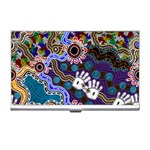 Authentic Aboriginal Art - Discovering Your Dreams Business Card Holder