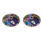 Authentic Aboriginal Art - Discovering Your Dreams Cufflinks (Oval)