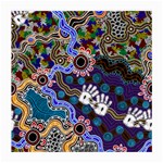 Authentic Aboriginal Art - Discovering Your Dreams Medium Glasses Cloth