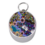 Authentic Aboriginal Art - Discovering Your Dreams Mini Silver Compasses