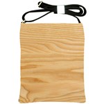 Light Wooden Texture, Wooden Light Brown Background Shoulder Sling Bag