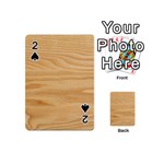Light Wooden Texture, Wooden Light Brown Background Playing Cards 54 Designs (Mini)