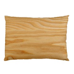 Light Wooden Texture, Wooden Light Brown Background Pillow Case (Two Sides) from UrbanLoad.com Back