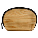 Light Wooden Texture, Wooden Light Brown Background Accessory Pouch (Large)