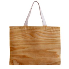 Light Wooden Texture, Wooden Light Brown Background Zipper Mini Tote Bag from UrbanLoad.com Back