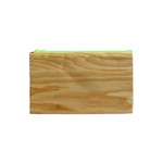 Light Wooden Texture, Wooden Light Brown Background Cosmetic Bag (XS)