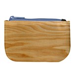 Light Wooden Texture, Wooden Light Brown Background Large Coin Purse