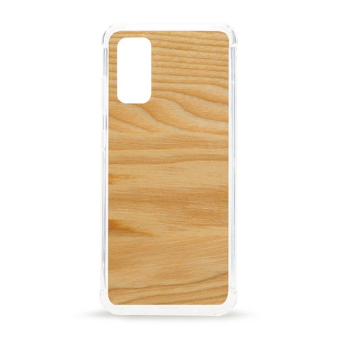 Light Wooden Texture, Wooden Light Brown Background Samsung Galaxy S20 6.2 Inch TPU UV Case from UrbanLoad.com Front