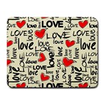 Love Abstract Background Love Textures Small Mousepad