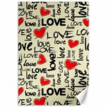 Love Abstract Background Love Textures Canvas 12  x 18 