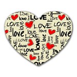 Love Abstract Background Love Textures Heart Mousepad