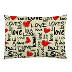 Love Abstract Background Love Textures Pillow Case