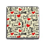Love Abstract Background Love Textures Memory Card Reader (Square 5 Slot)