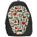 Love Abstract Background Love Textures Backpack Bag