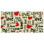 Love Abstract Background Love Textures Banner and Sign 4  x 2 