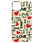Love Abstract Background Love Textures iPhone 14 Plus Black UV Print Case