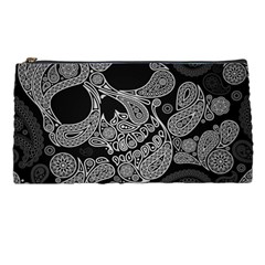 Paisley Skull, Abstract Art Pencil Case from UrbanLoad.com Front