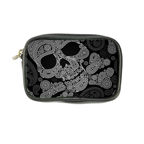 Paisley Skull, Abstract Art Coin Purse from UrbanLoad.com Front