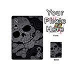Paisley Skull, Abstract Art Playing Cards 54 Designs (Mini)