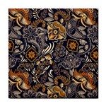 Paisley Texture, Floral Ornament Texture Tile Coaster