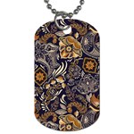 Paisley Texture, Floral Ornament Texture Dog Tag (One Side)