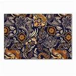 Paisley Texture, Floral Ornament Texture Postcards 5  x 7  (Pkg of 10)