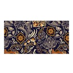 Paisley Texture, Floral Ornament Texture Satin Wrap 35  x 70 