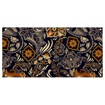 Paisley Texture, Floral Ornament Texture Banner and Sign 8  x 4 