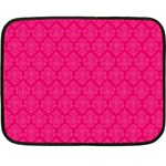 Pink Pattern, Abstract, Background, Bright Two Sides Fleece Blanket (Mini)