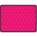 Pink Pattern, Abstract, Background, Bright Fleece Blanket (Large)