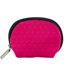 Pink Pattern, Abstract, Background, Bright Accessory Pouch (Small)
