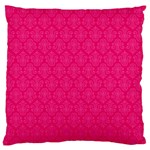 Pink Pattern, Abstract, Background, Bright Large Premium Plush Fleece Cushion Case (One Side)