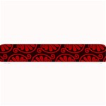 Red Floral Pattern Floral Greek Ornaments Small Bar Mat